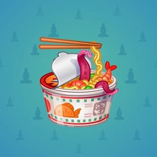Instant Ramen #16092 — мем NFT подарок Telegram Рамен для флипа