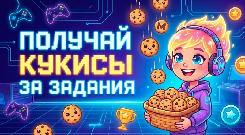 Задания Цифровой Машки - получайте кукисы за выполнение заданий